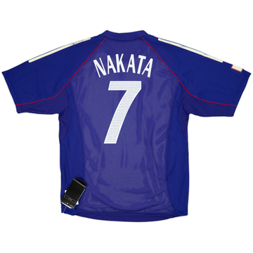2002-04 Japan Home L/S Shirt Nakata #7 - 8/10 - (L)