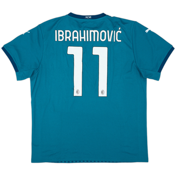 2020-21 AC Milan Third Shirt Ibrahimovic #11 (XL)