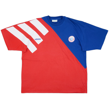 1995-96 Bayern Munich Camiseta de algodón adidas - 5/10 - (L/XL)