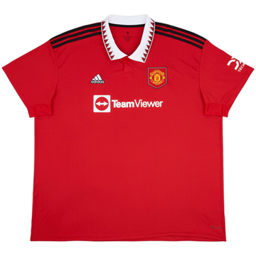 ウェア 2022-23 Manchester United  Shirt 2022-23 Manchester United Home Shirt - 10/10 - (4XL)
