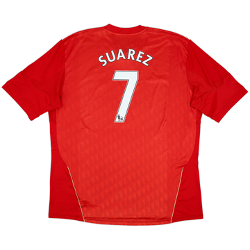 2012-13 Liverpool Home Shirt Suarez #7 - 7/10 - (3XL)