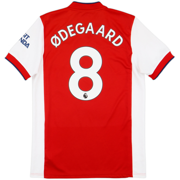 アーセナル ØDEGAARD 8番 ユニフォームMサイズ 2021-22 Arsenal Home Shirt Ødegaard #8 - 9/10 - (XL)