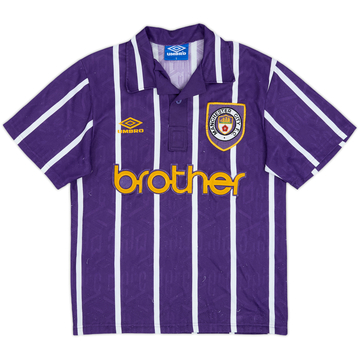 あいこ ManchesterCity 1993-94AwayUniform 1993-94 Manchester City Away Shirt - 8/10 - (XL)