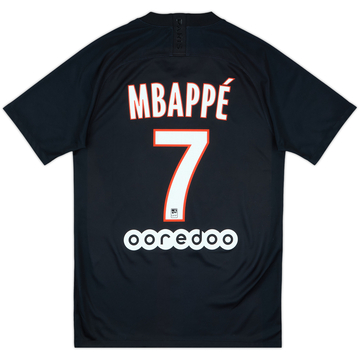 2019-20 Paris Saint-Germain Fourth Shirt Mbappe #7 - 9/10 - (M)