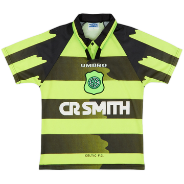 1995-97 Celtic Home Shirt - 8/10 - (Y)