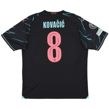 マンチェスター・シティ KOVAČIĆ 背番号8 シャツ マンチェスター・シティ 2025/26 アウェイ 本物ジャージ KOVAČIĆ