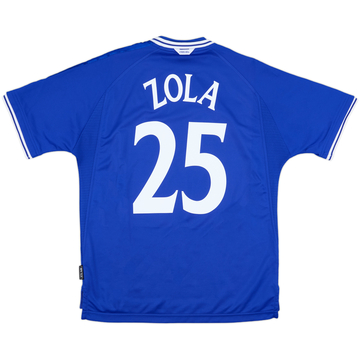 99/01 UMBRO × CHELSEA Home Game Shirts 1999-01 Chelsea Home Shirt - 8/10 - (Y)