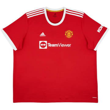 2021-22 Manchester United Home Shirt - 8/10 - (4XL)