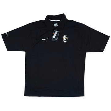 Vtg Y2K Nike Juventus soccer football black training jersey