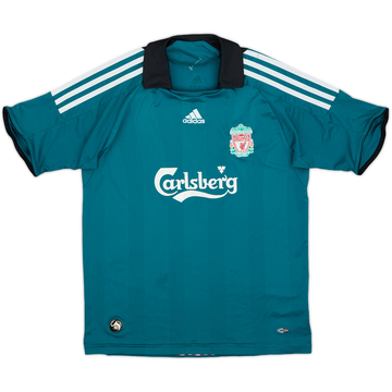 2008-09 Liverpool adidas Rain Jacket - 9/10 - (M.Boys)