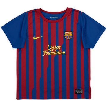2011-12 Barcelona Home Shirt - 9/10 - (6-7 Years)