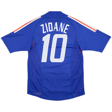2002-04 France Player Issue Home Shirt Zidane #10 - 7/10 - (S)