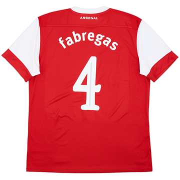 アーセナル FABREGAS 4 2010-13 Arsenal Away L/S Shirt Fabregas #4 (XL)