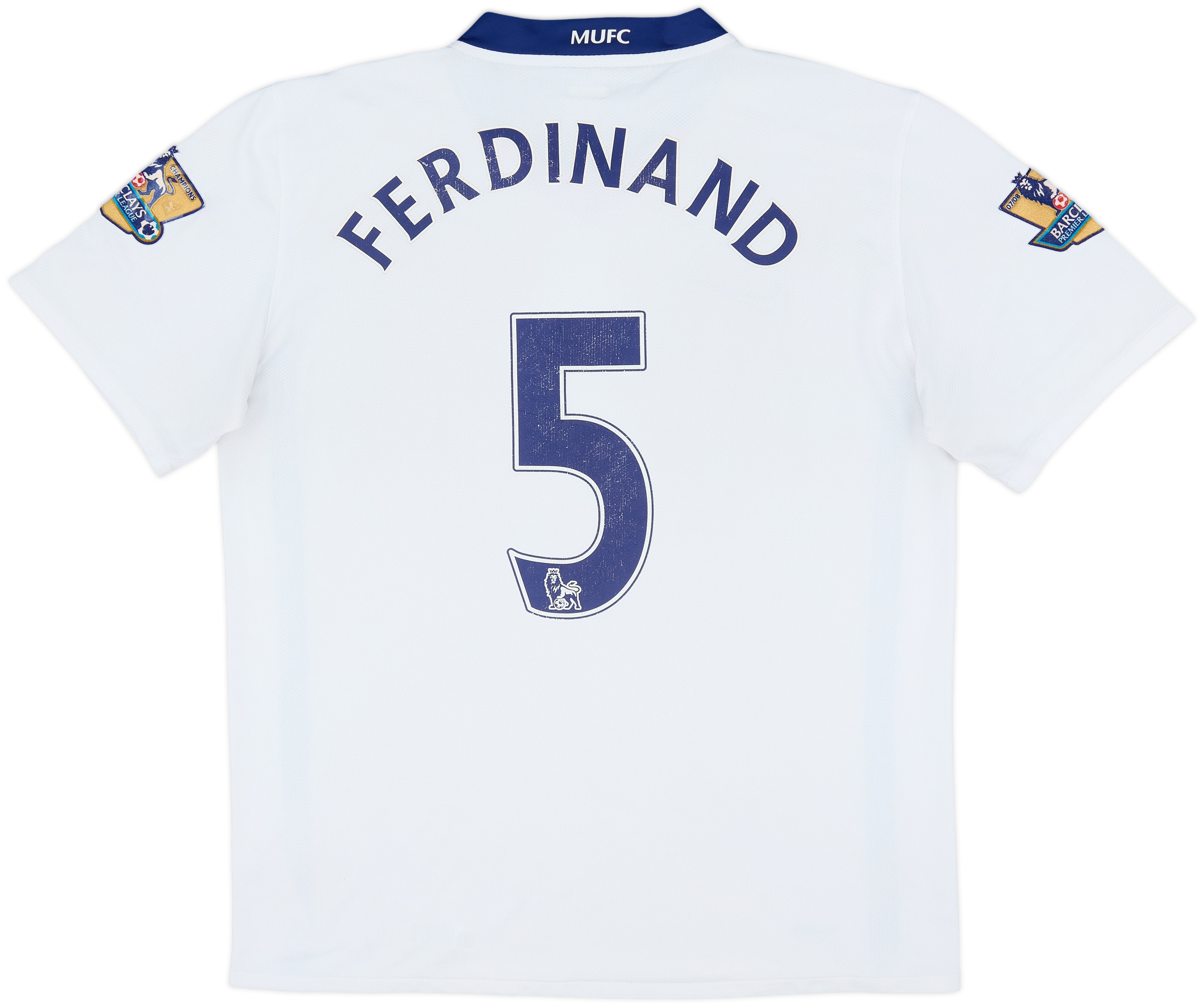 ウェア Manchester United #5 FERDINAND vodafone 2002-2003-2004 Manchester United Manutd Jersey Shirt Home