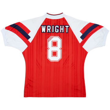 1992-94 Arsenal Home Shirt Wright #8 - 8/10 - (XL)