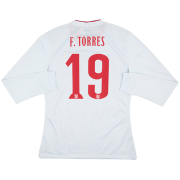 2014-15 Atletico Madrid Player Issue Away Shirt F.Torres #19 (L)