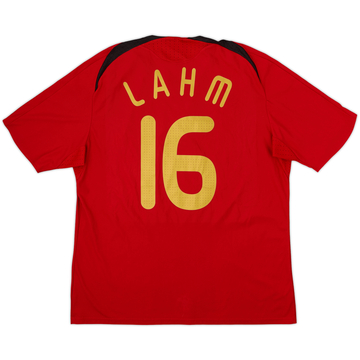 2008-09 Alemania Visitante Camiseta Lahm #16 - 8/10 - (XL)