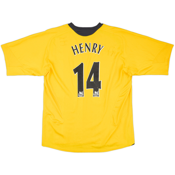 2005-06 Arsenal Away Shirt Henry #14 - 6/10 - (XL)