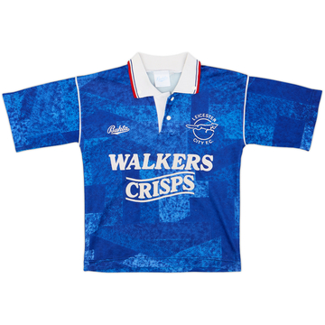 1990-92 Leicester Home Shirt - 6/10 - (S.Boys)