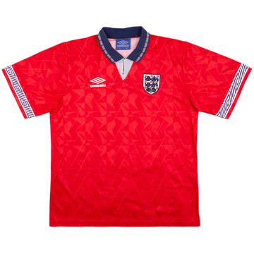 1990-93 England Away Shirt - 10/10 - (L)