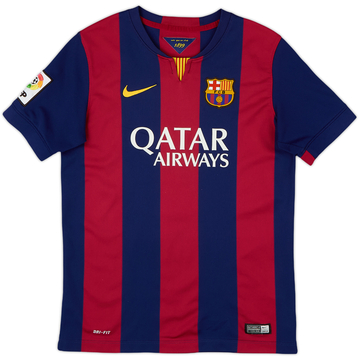 2014-15 Barcelona Home Shirt - 7/10 - (L.Boys)