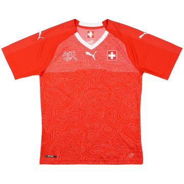2018-20 Switzerland Home Shirt - 8/10 - (M)
