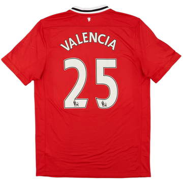 2011-12 Manchester United Home Shirt Valencia #25 - 5/10 - (L)