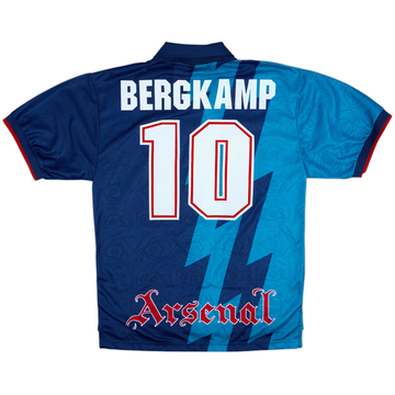 1995-96 Arsenal Away Shirt Bergkamp #10 - 8/10 - (M)
