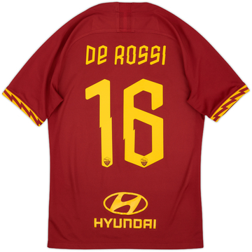 2019-20 Roma Third Shirt De Rossi #16 - 9/10 - (S)