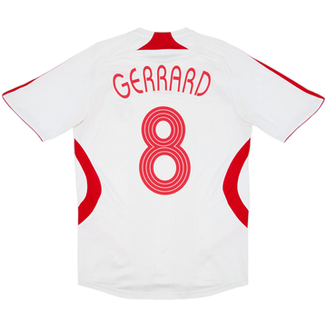 2007-08 Liverpool Away Shirt Gerrard #8
