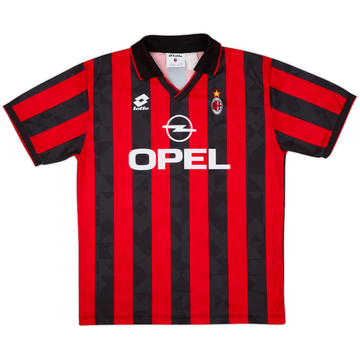 1994-95 AC Milan Home L/S Shirt - 6/10 - (L)