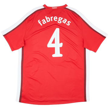 アーセナル FABREGAS 4 2010-13 Arsenal Away L/S Shirt Fabregas #4 (XL)