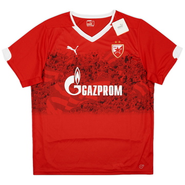 2018-19 Red Star Belgrade Home Shirt - 7/10 - (XL) 2018-19 Red Star Belgrade Home Shirt - 7/10 - (XL)