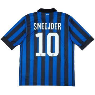 2011-12 Inter Milan Home Shirt Sneijder #10 - 8/10 - (L)