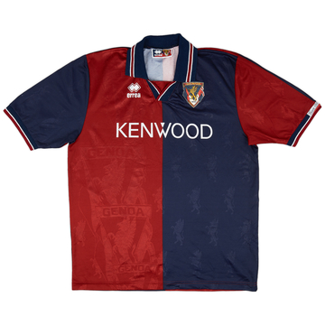 1995-96？ Genoa  Shirt ジェノア　ホーム　シャツ　S 1995-96 Genoa Home Shirt - 9/10 - (XXL)