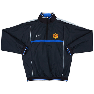 2002-03 Manchester United Nike 1/4 Zip Reversible Top - 8/10