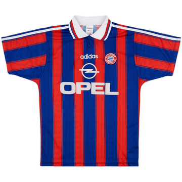 1995-97 Bayern Munich 'Squad Signed' Home Shirt - 9/10 - (S)