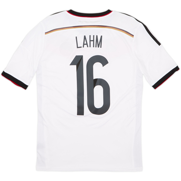 Camiseta de local de Alemania 2014-15 Lahm #16 - 8/10 - (XL.Niños)