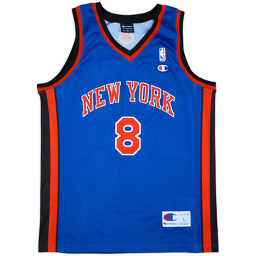 2000-01 New York Knicks Houston #20 Nike Swingman Jersey