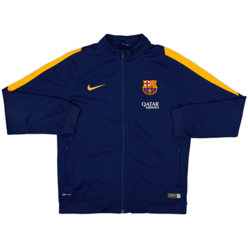ウェア nike soccer FC Barcelona track jacket jL Nike Men S FCB Barcelona Black Teal Full Zip Track Jacket