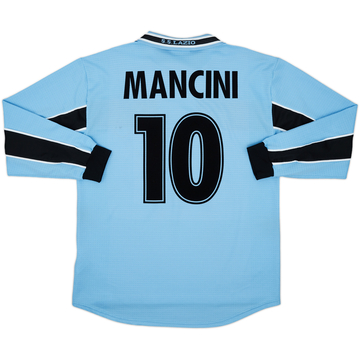 1998-00 Lazio Home Shirt Mancini #10 - 8/10 - (L) 1998-00 Lazio Home Shirt Mancini #10 - 8/10 - (L)