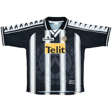 1999-00 Udinese Match Issue Away Shirt Giannichedda #16