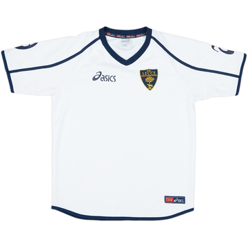 LECCE レッチェ ゲームシャツ サッカー アシックス asics Lecce 2003 - 2004 Home football Asics Player Issue jersey