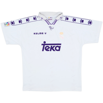 1994-96 Real Madrid Away L/S Shirt - 4/10 - (XL)