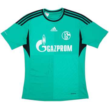 1997-98 Schalke Signed Home Shirt - 5/10 - (S)