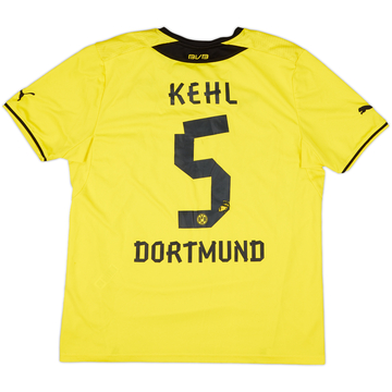 ウェア 04-05 Dortmund Signature Game Shirt 2004-05 Borussia Dortmund Signed Home Shirt Kehl #5 (L)