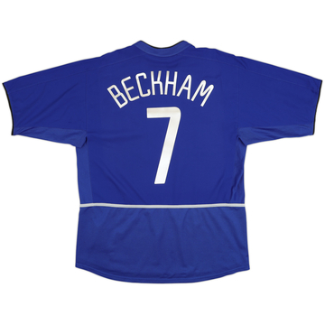 2002-03 Manchester United Third L/S Shirt Beckham #7 (XL)