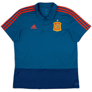 Polo adidas de España 2017-18 - 9/10 - (XL)