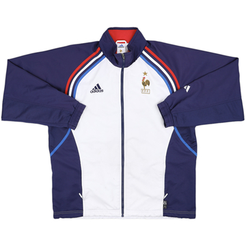 ウェア FRANCE TRAINING SHIRT SQUAD MIDLAYER 2001-02 France adidas Training Shirt - 7/10 - (L/XL)