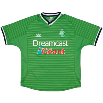 2000-01 Saint Etienne Home L/S Shirt - 6/10 - (L)